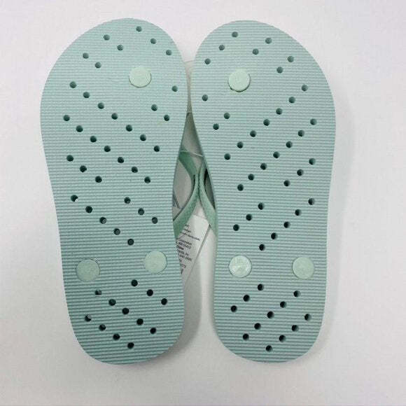 Room Essentials - Shower Shoes - Flip Flops - Extra Small - Seafoam Green
