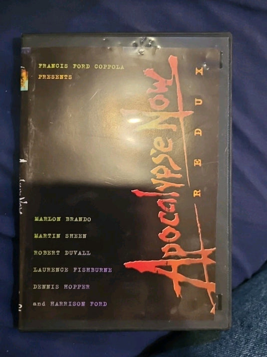 Apocalypse Now-Redux (DVD, 1979) Slimcase. Cropped Sleeve.