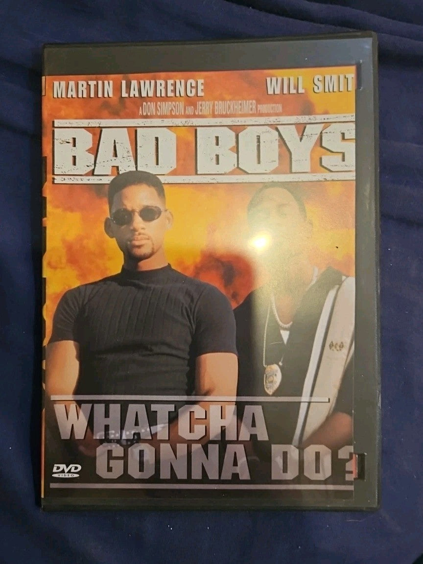 Bad Boys (DVD, 1995) Slimcase. Cropped Sleeve.
