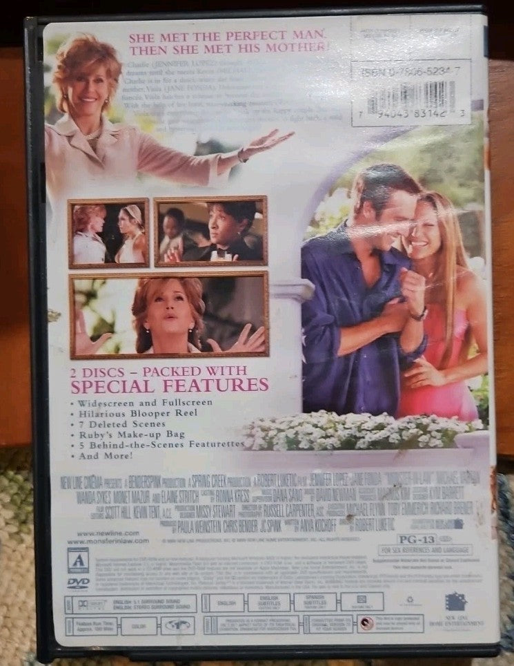 Monster-In-Law (DVD, 2005) New Sealed