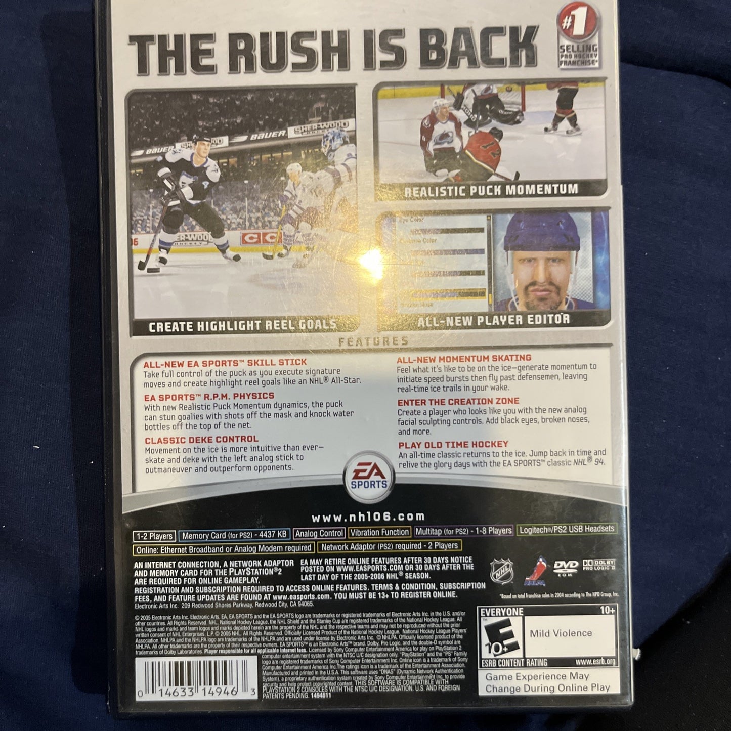 NHL 06 (Sony PlayStation 2, 2005)