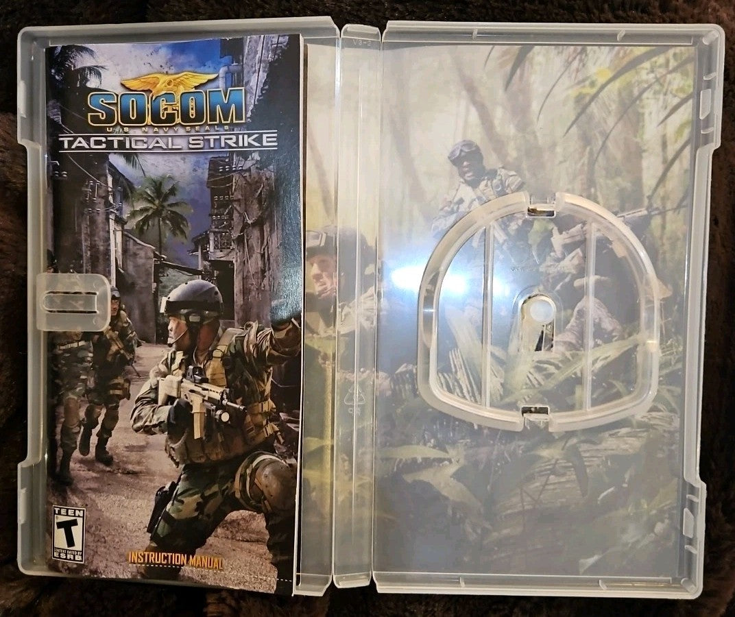 SOCOM: U.S. Navy SEALs Tactical Strike (PSP UMD) No Game. Box Art. Manual. Case