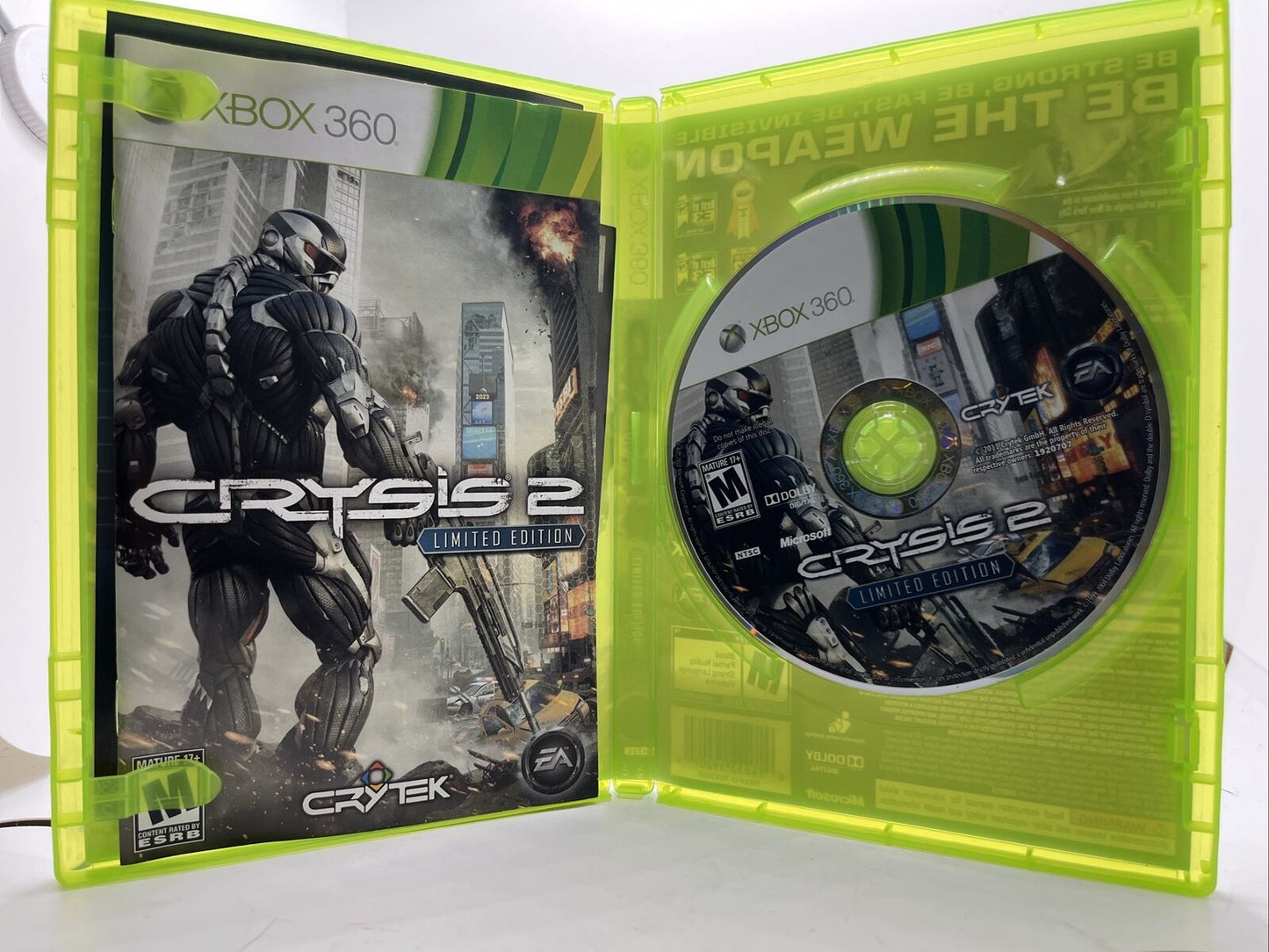 Crysis 2 -- Nano Edition (Microsoft Xbox 360, 2011)