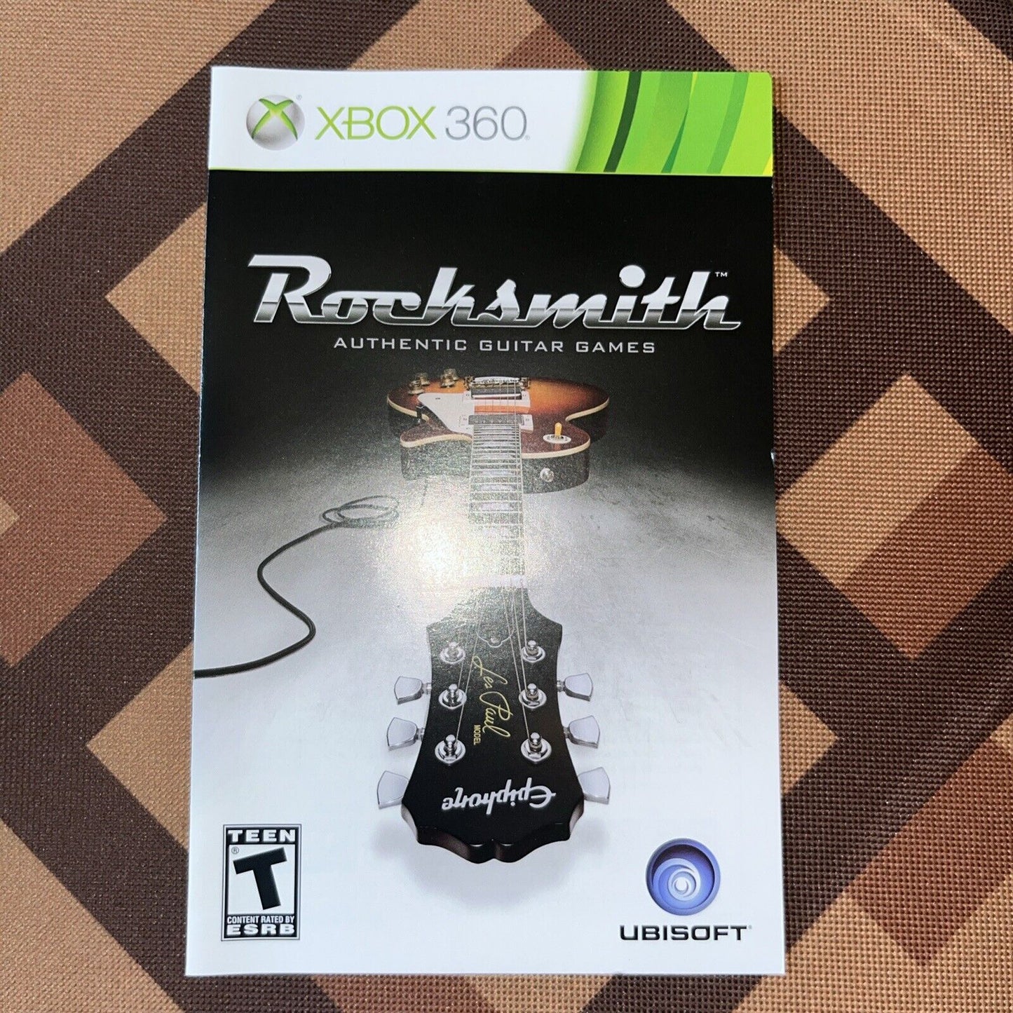 Rocksmith (Microsoft Xbox 360, 2011) CIB. With sticker sheet. manual. New case