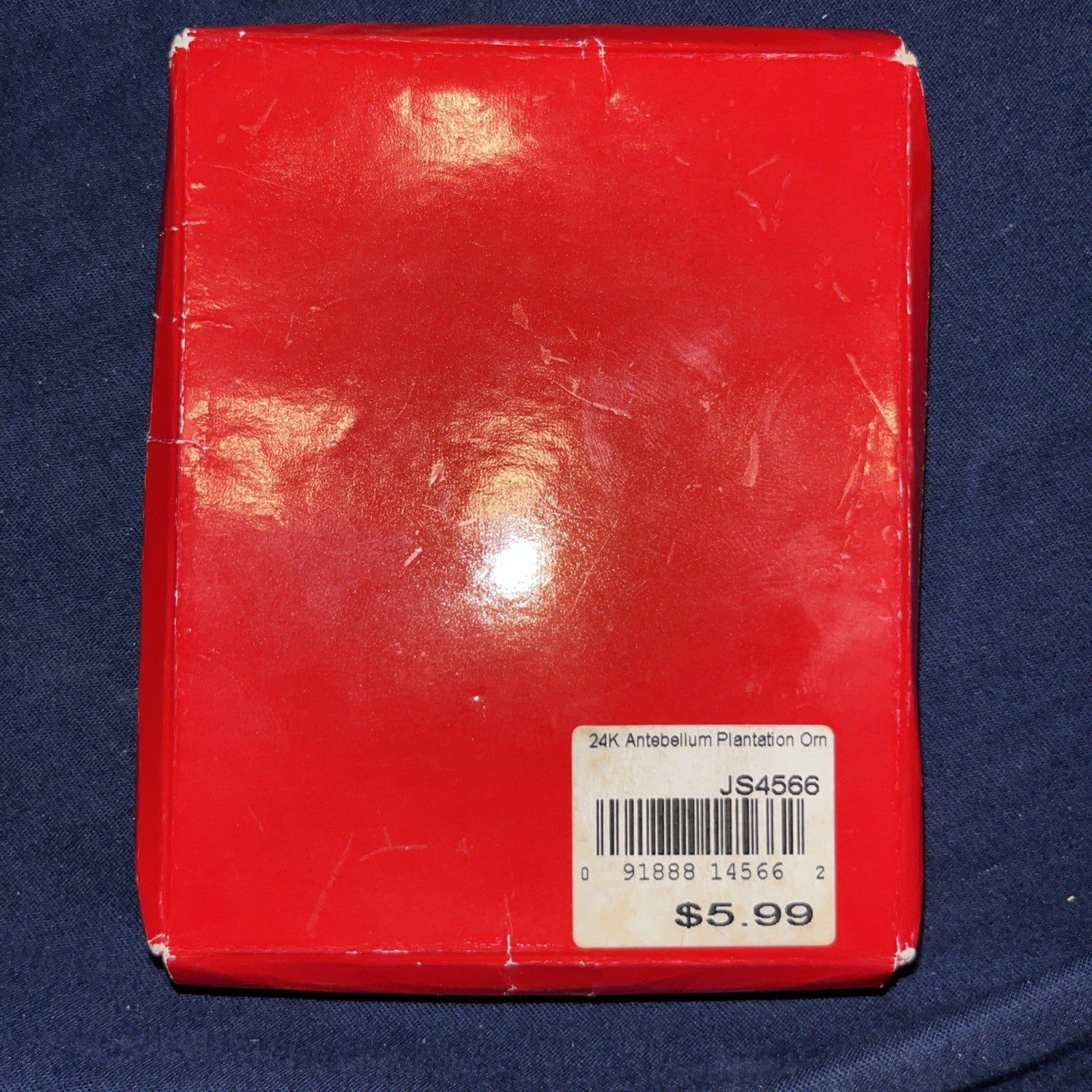 24k Gold Flashed Brass Antebellum Plantation Stone Mountain Park Orament