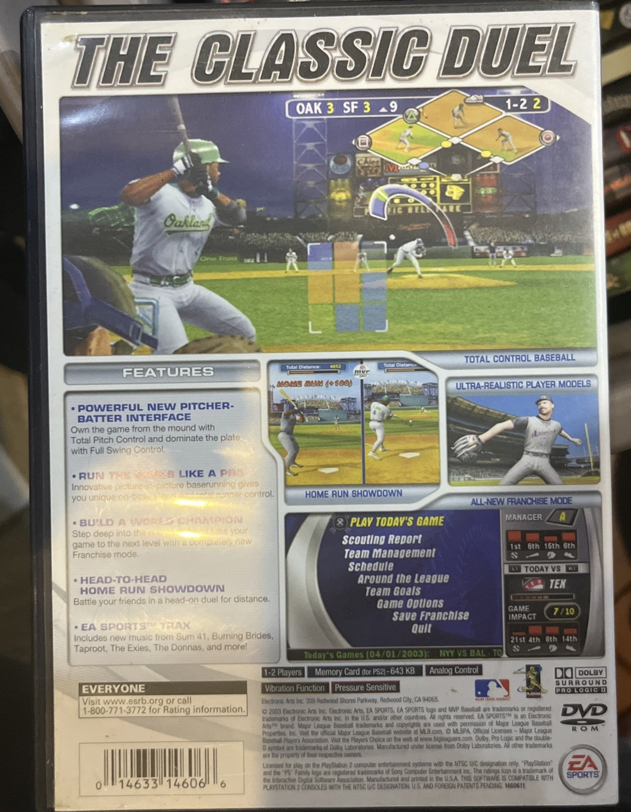 MVP Baseball 2003 (Sony PlayStation 2, 2003)