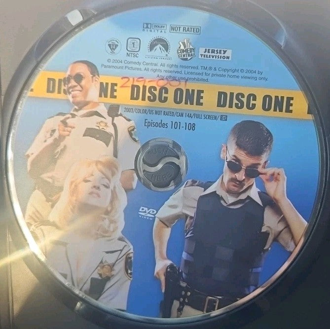 Reno 911!:  First Season (DVD, 2003) Disc 1 ONLY. Blockbuster Liner