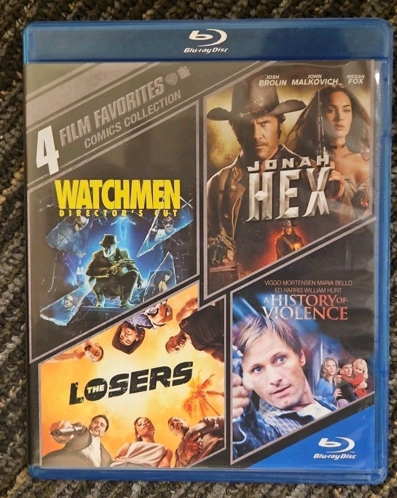 Watchmen / Losers/ Jonah Hex / History of Violence  (Blu-ray) Brand new sealed