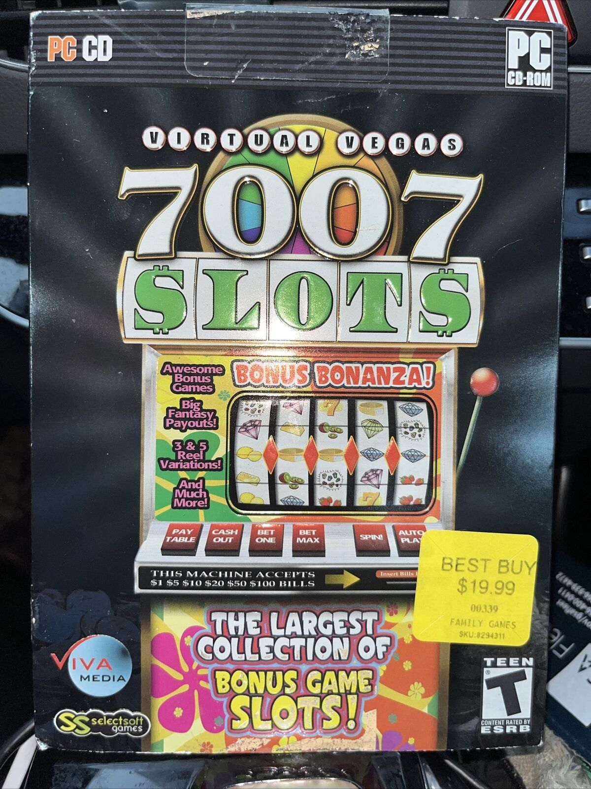 Virtual Vegas: 7007 Slots (PC, 2007)