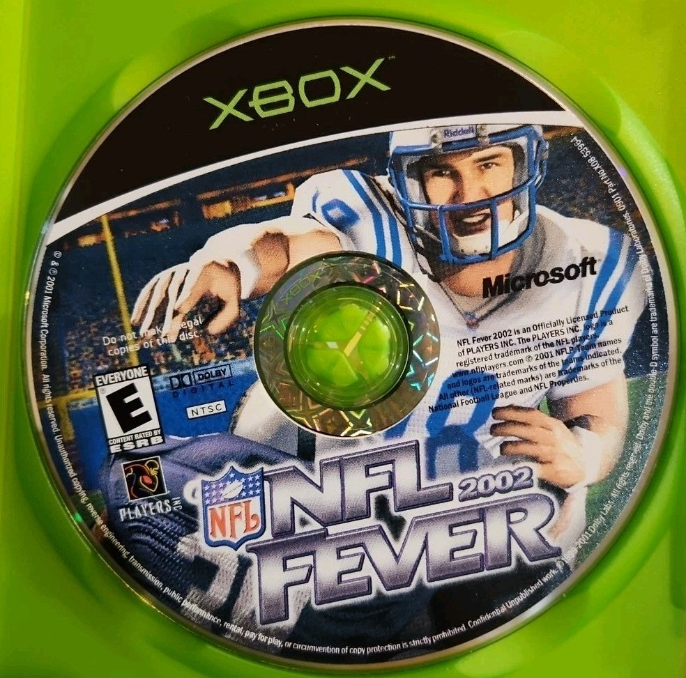 NFL Fever 2002 - Microsoft Xbox. Tested. No Scratches. New Case.