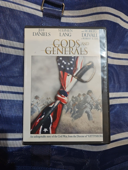 Gods and Generals (DVD, 2003) Tested slim case cropped artwork.