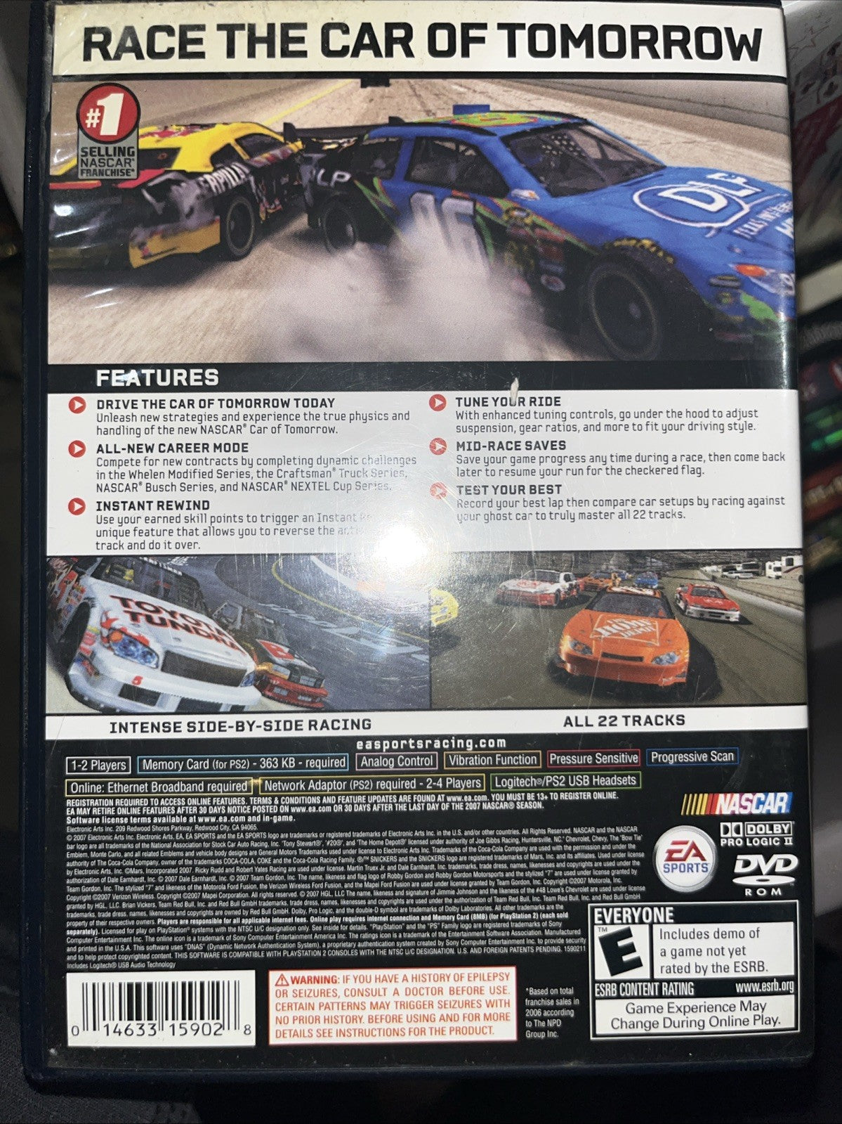 NASCAR 08 (Limited Edition) (PS2) Tested. CIB. W/Manual. See Pics