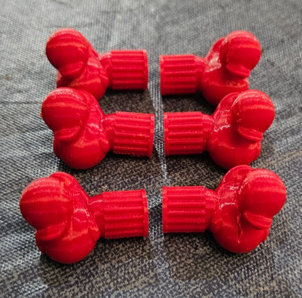 Jeep Duck Tire Valve Stem Caps (6-Pack)  Choose Color