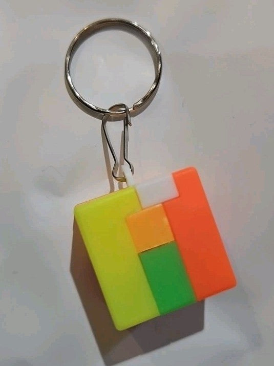 Minecraft Block Keychain