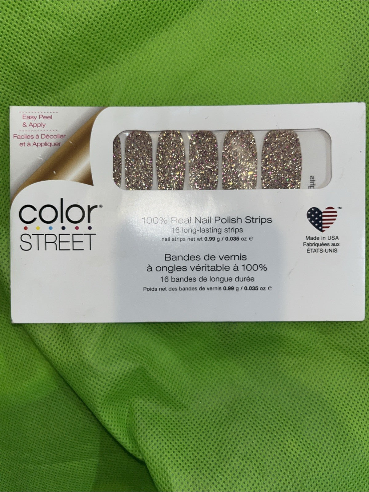 Color Street Pack Tokyo Lights  100% Real Nail Polish Strips.