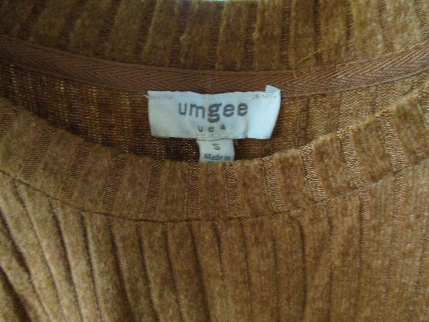 Umgee Cinnamon Top Blouse Small