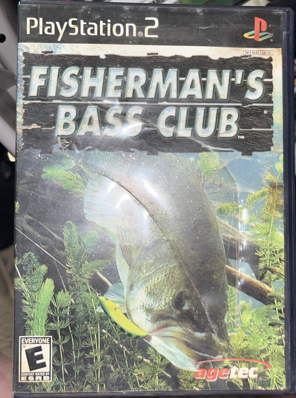 Fisherman's Bass Club (Sony PlayStation 2, 2003) Tested. No Scratches. CIB.