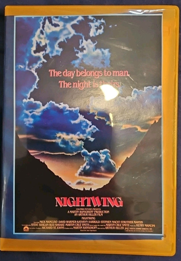 Nightwing (DVD, 1979) Slm Case.  Cropped Sleeve