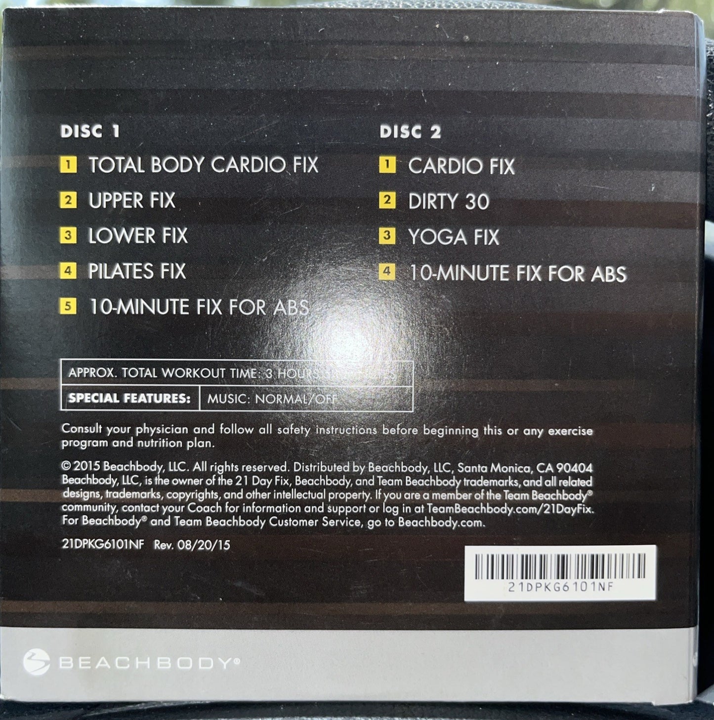 Beachbody 21 Day Fix & Extreme Fix Challenge DVD
