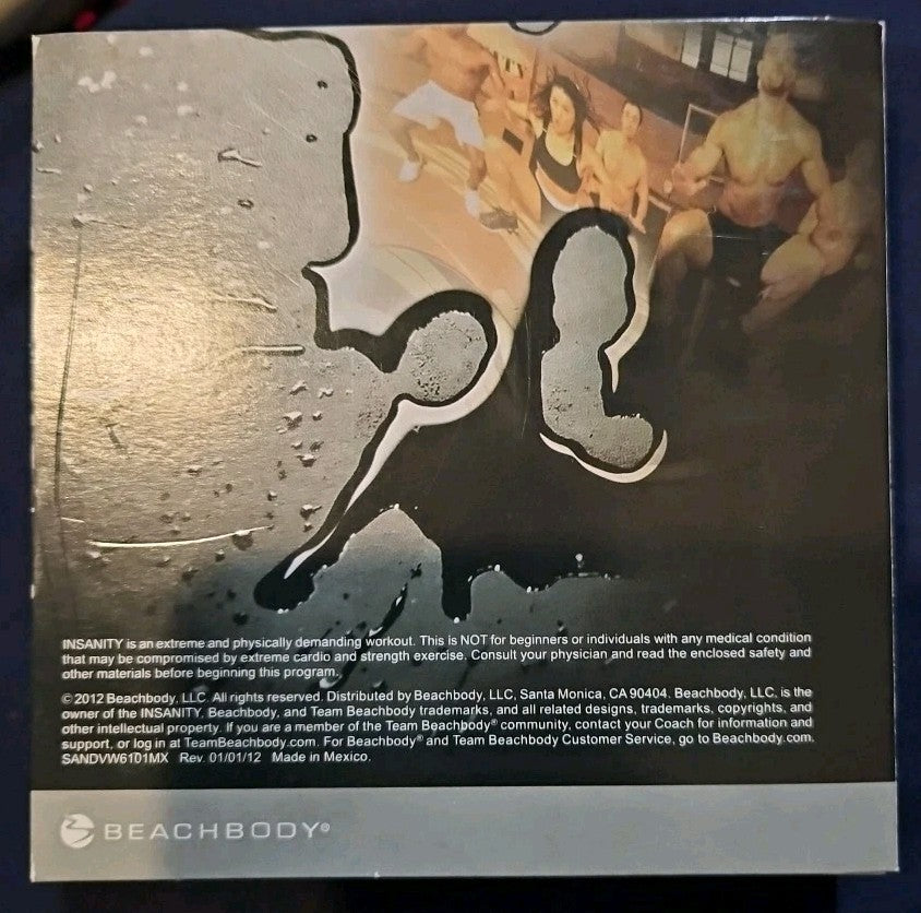 BeachBody: Insanity (DVD, 16 Disc Set) Tested. No Scratches. Original Box