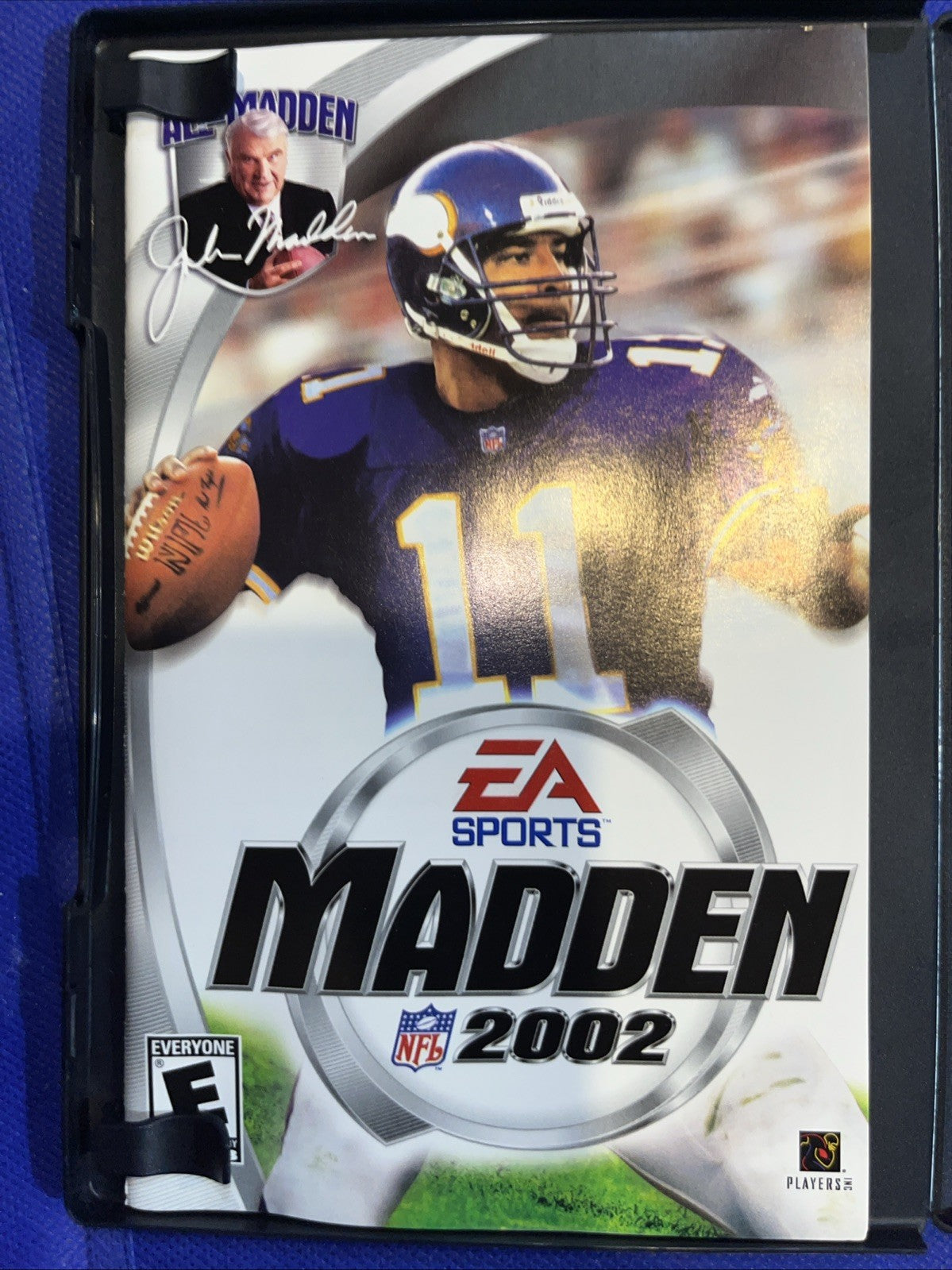Madden 2002 Football (PS2)  Original Case + Manual + Reg + Tested Disc