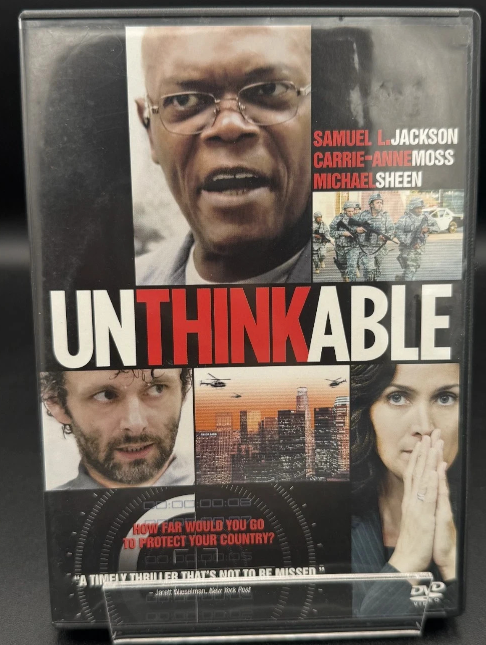 Unthinkable (DVD) Tested.  New Case
