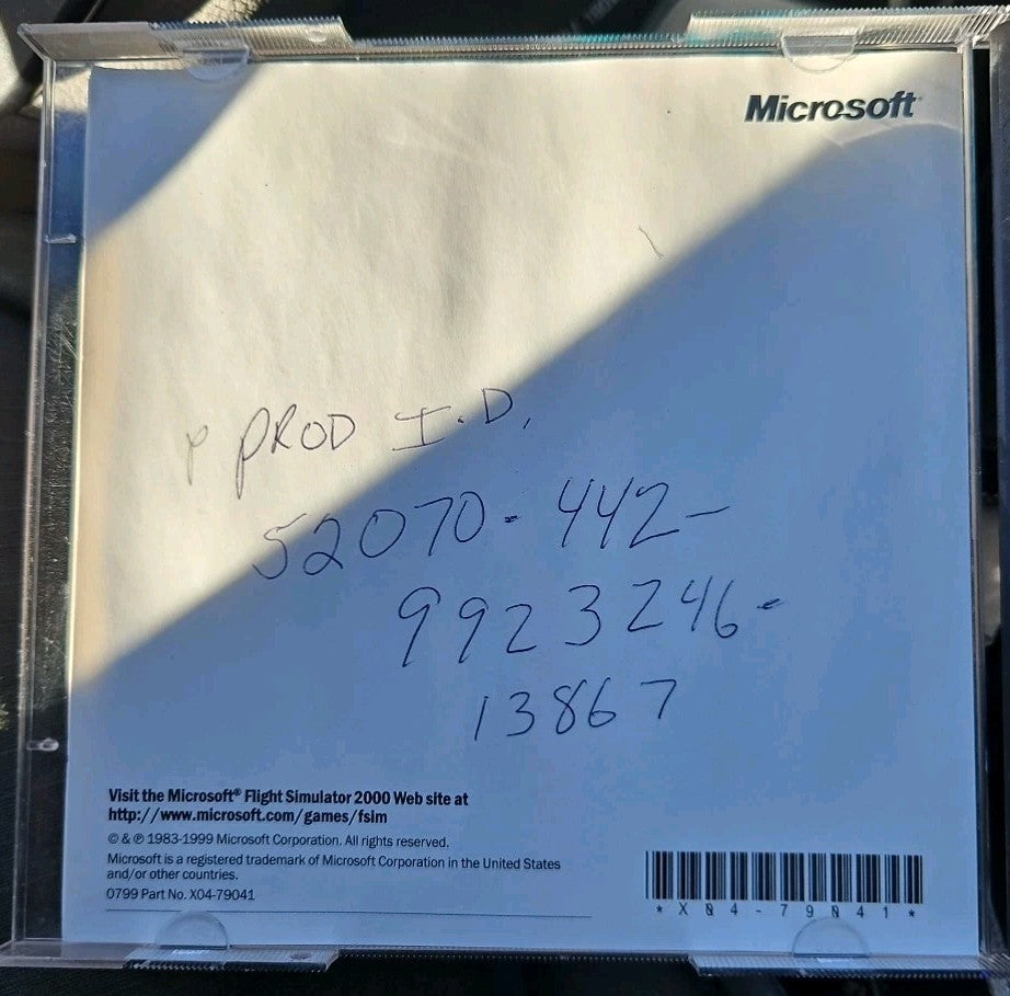 Microsoft Flight Simulator 2000 (PC, 1999)