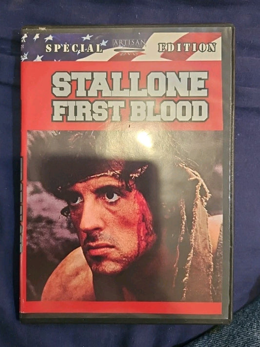 First Blood (DVD, 2002,  2-DISC SET) Slim Case. Cropped Sleeve
