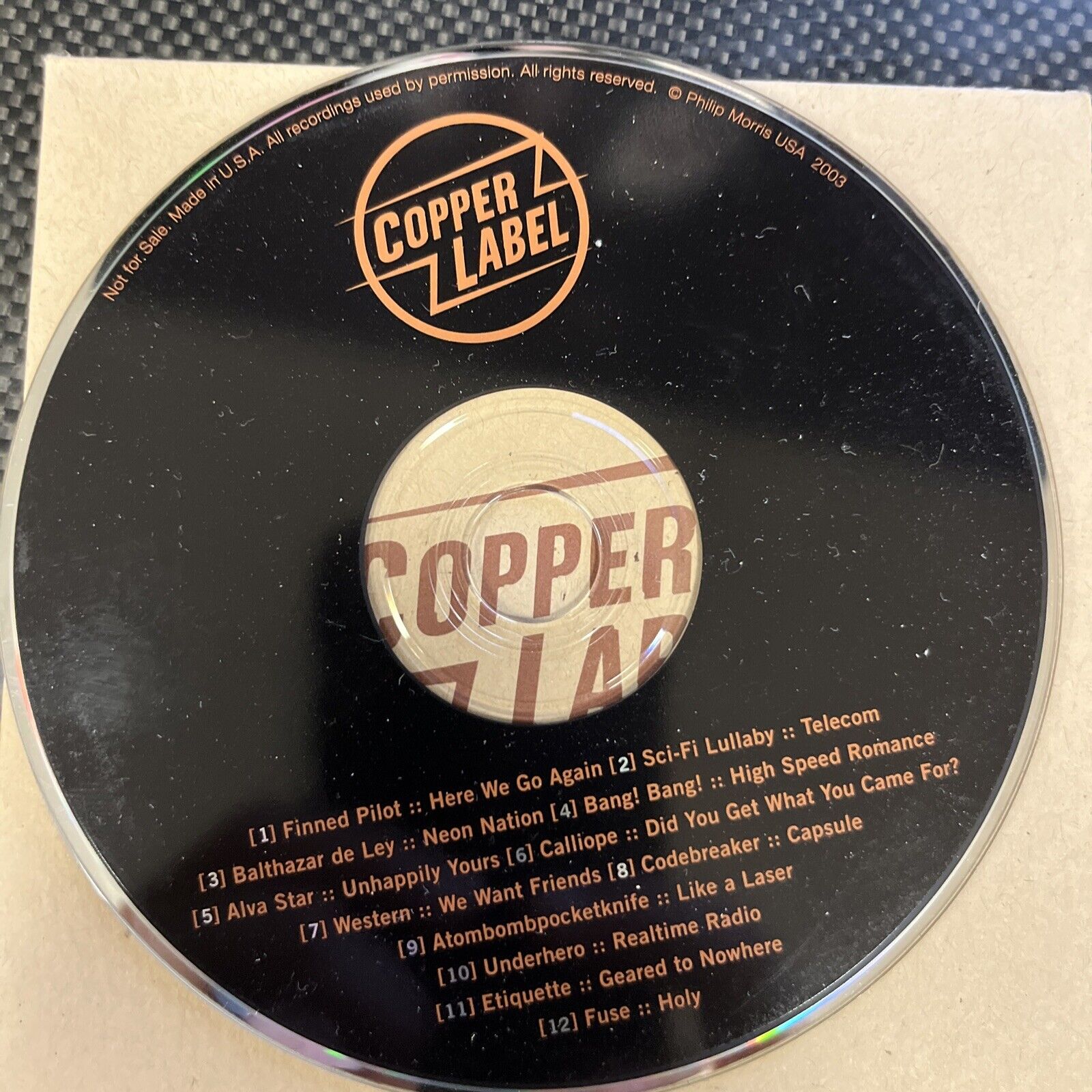 Copper Label