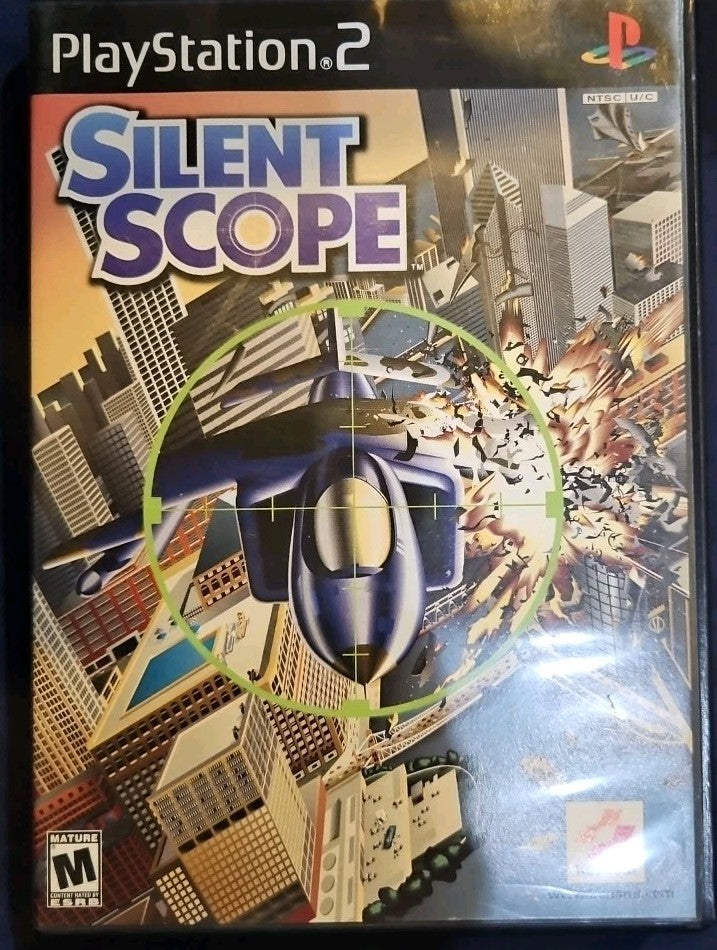 Silent Scope - Sony PlayStation 2. No Game. Case + Artwork + Manual ONLY
