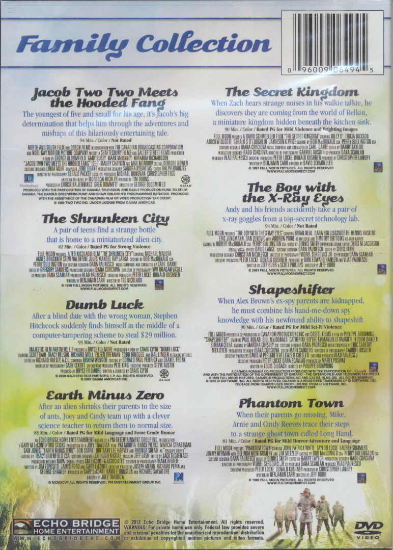 8 Movies Family Collection (DVD)