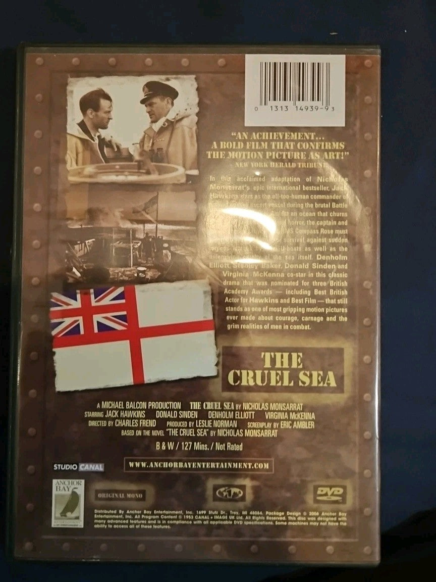 The Cruel Sea (DVD, 1953)