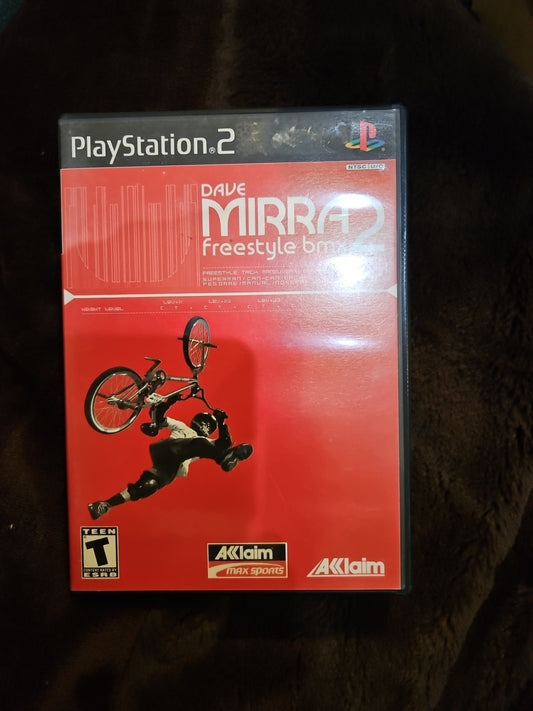 Dave Mirra Freestyle BMX2 (PS2). No Game. Manual + Case + Artwork ONLY