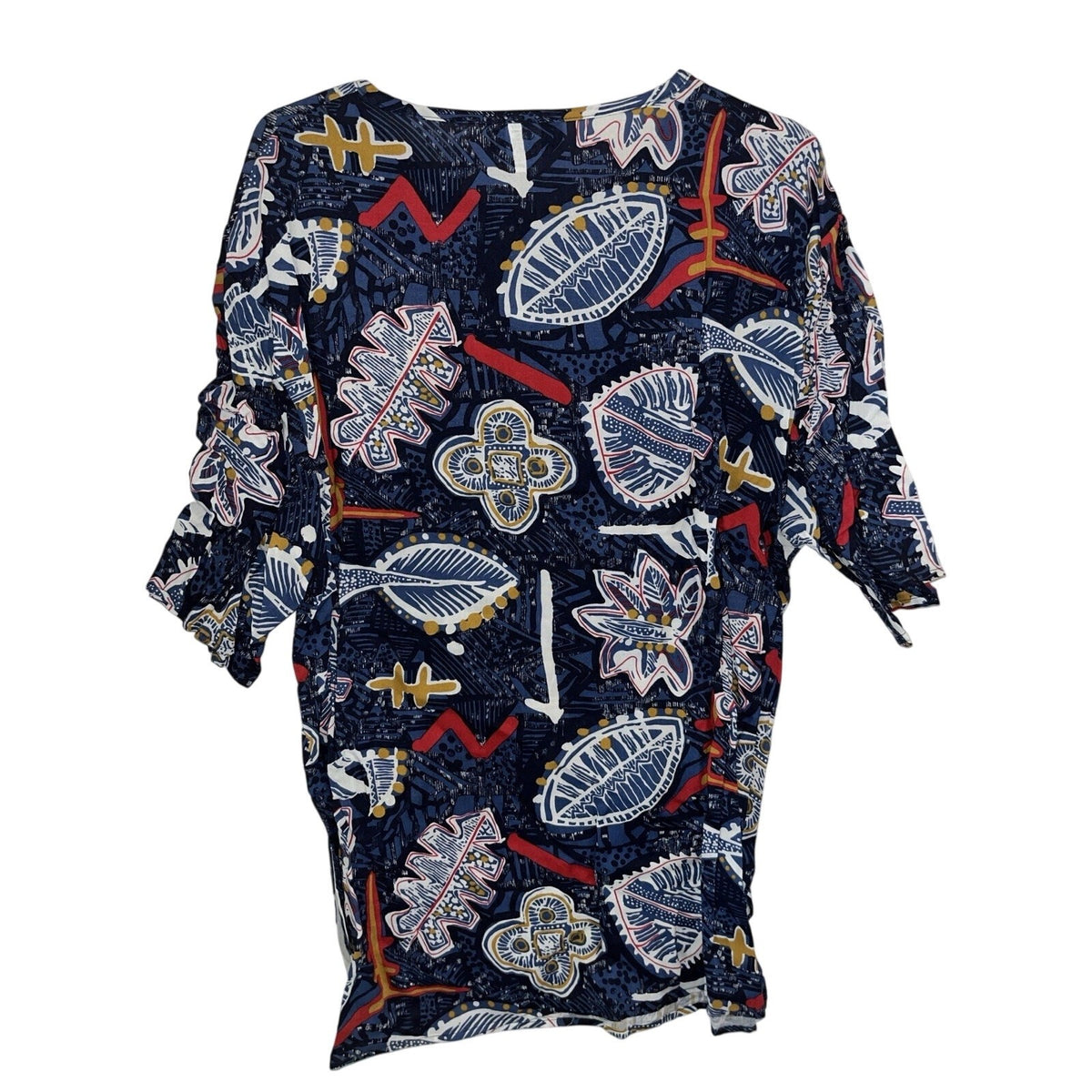 Angderson Size Large Short Sleeve Shirt And Bermuda Shorts Set 100% Rayon