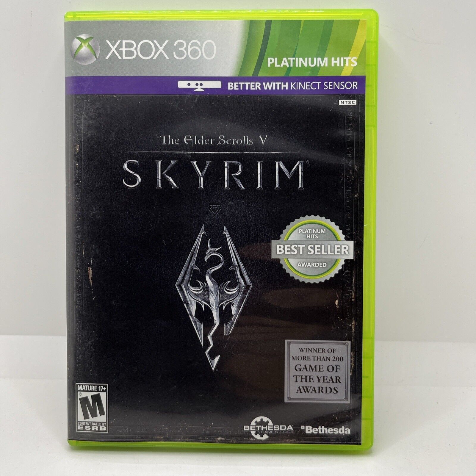 The Elder Scrolls V: Skyrim Xbox 360, w/ Manual and Tested