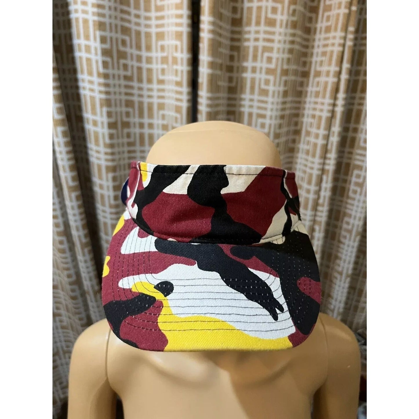 Sun Visor - Adjustable - Black/Red/White/Yellow - Unisex - Brand New