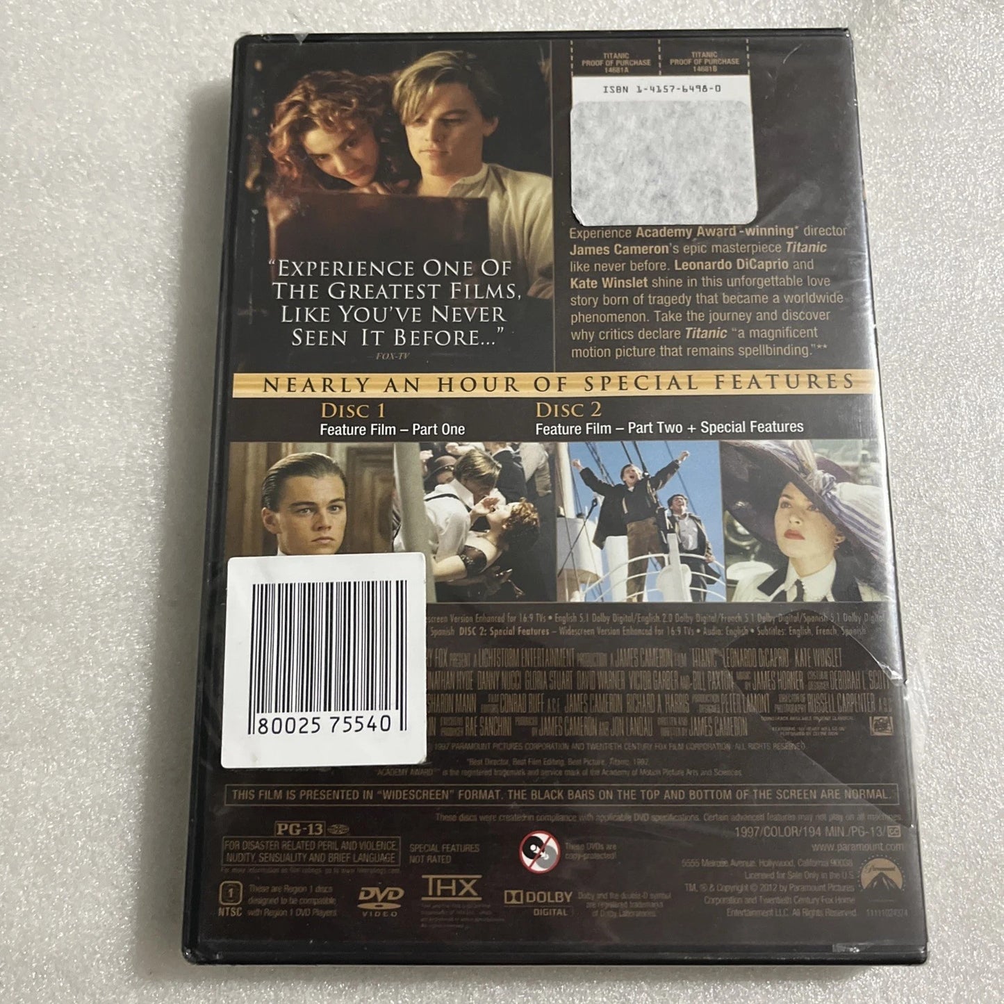 Titanic (DVD, 1997, 2-disc) NEW SEALED