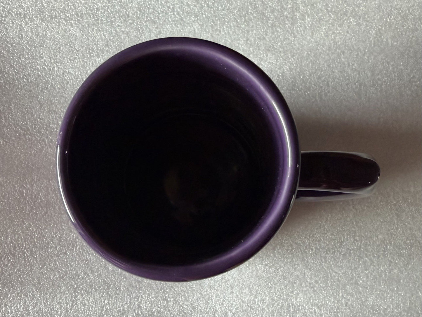Longaberger 6” Pottery Beer Stein Mug Eggplant Purple Woven Traditions  No Box