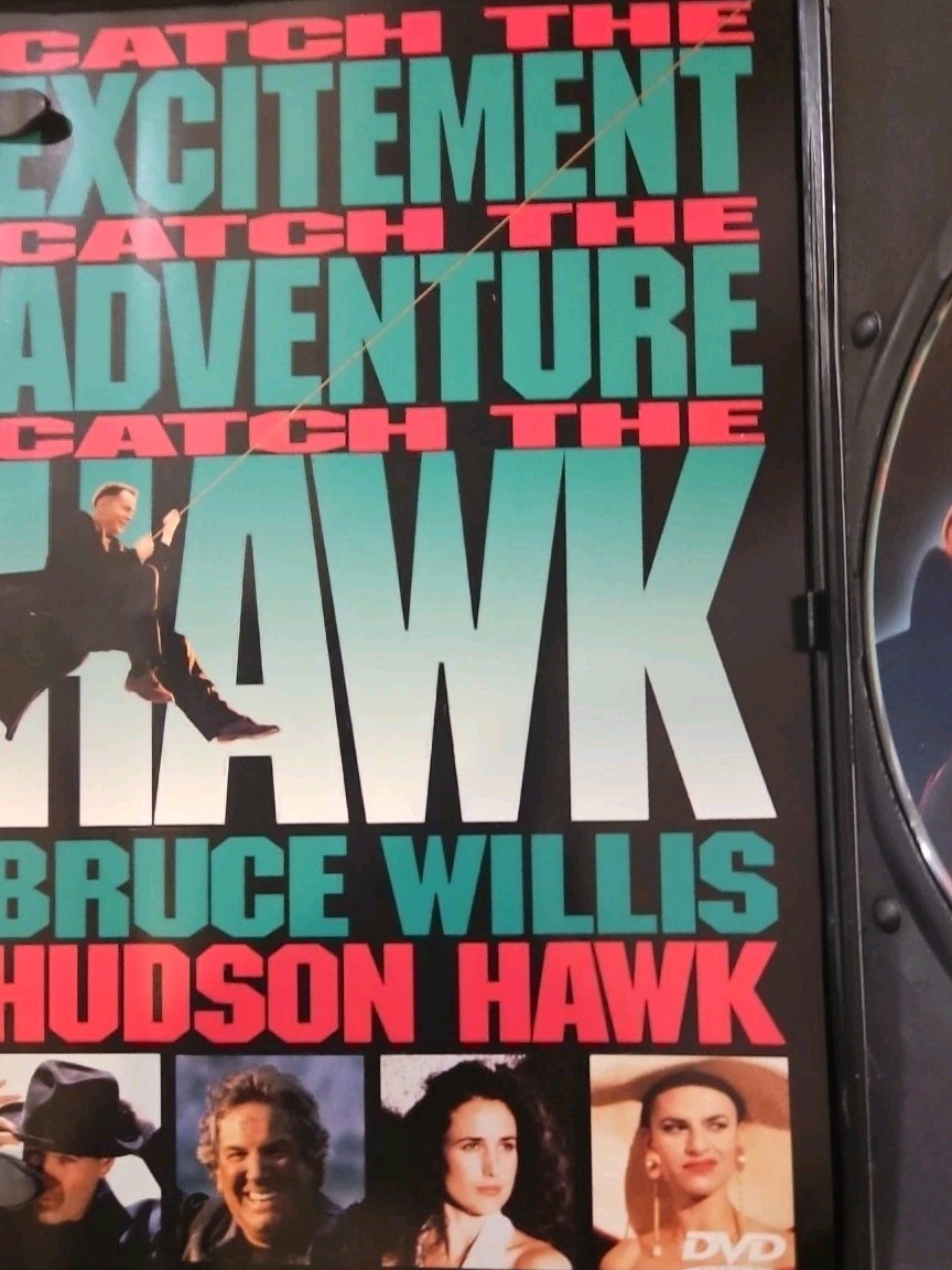 Hudson Hawk (DVD, 1999) Tested slim case cropped artwork.