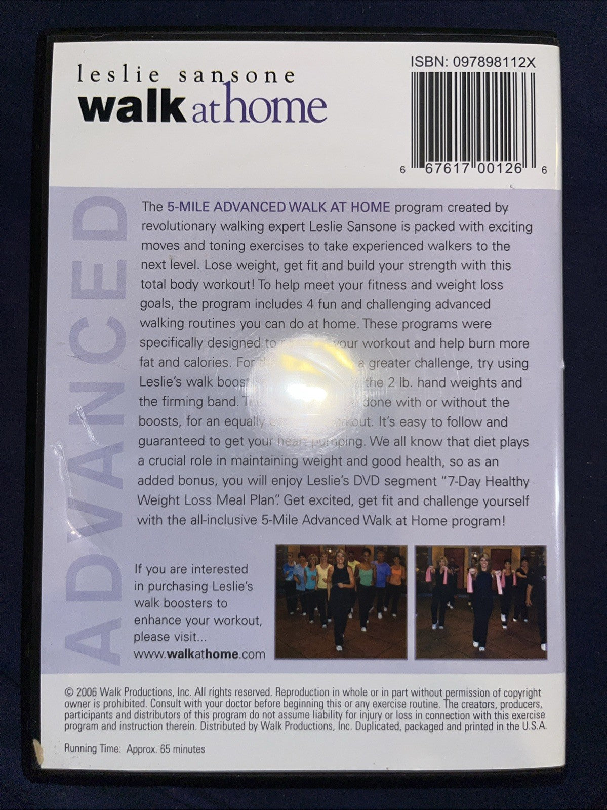 Leslie Sansone: Walk at Home - 5-Mile Walk (DVD, 2007)