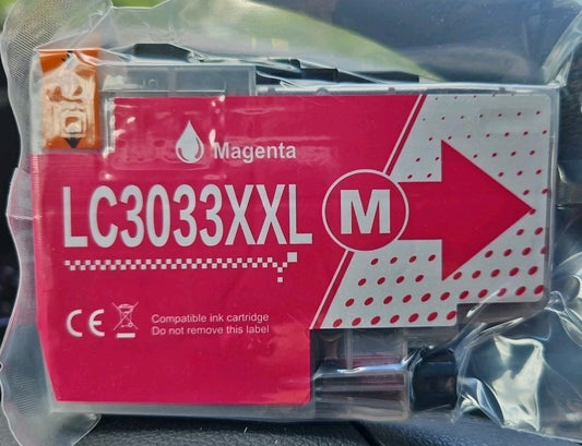 3PK Ink for Brother LC3033 XXL MFC-J995DW MFC-J815DW Magenta/Black/Yellow. Open