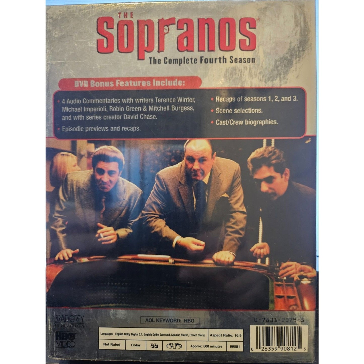 The Sopranos the Complete Fourth Season (DVD) Brand New