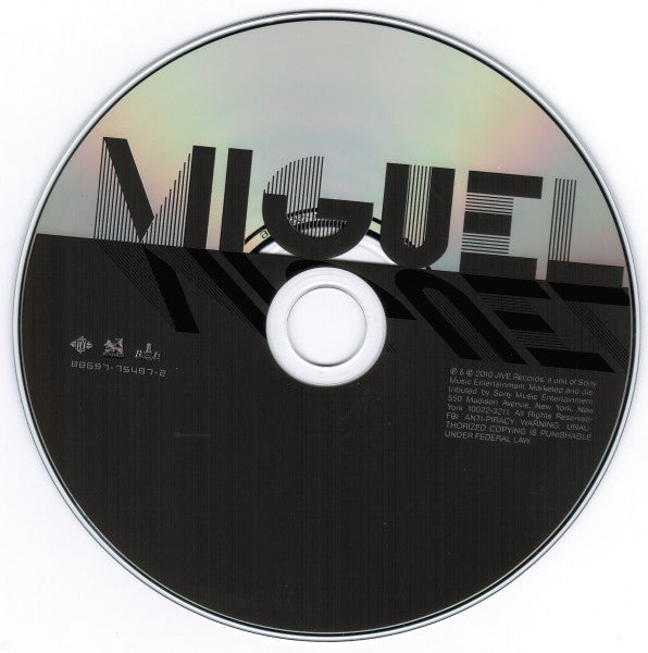 All I Want Is You - Miguel (CD) Disck Only.  No case or inlay