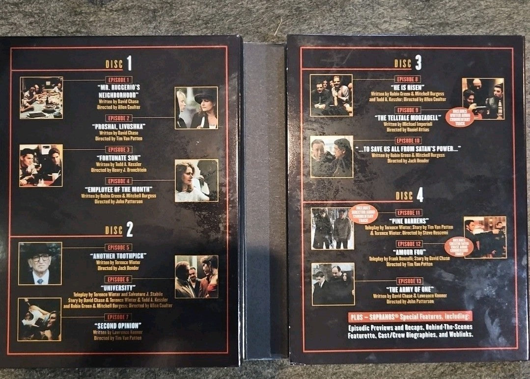 The Sopranos: the Complete Third Season (DVD, 2002)