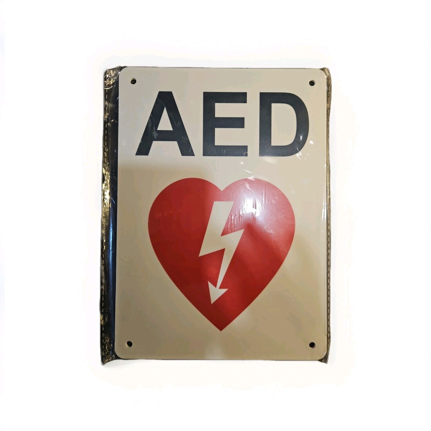 "AED" Sign | 7.25" x 9.7/8" Plastic x 2