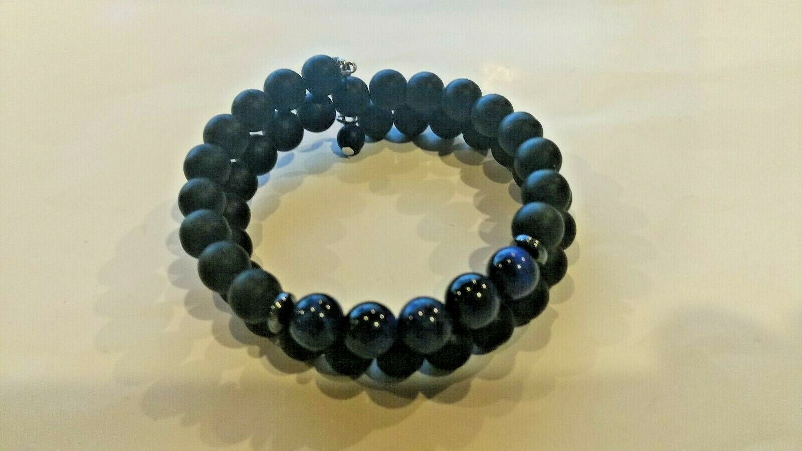 Valijina 2pcs Coil Bracelet Large and Small Beaded - Brand New