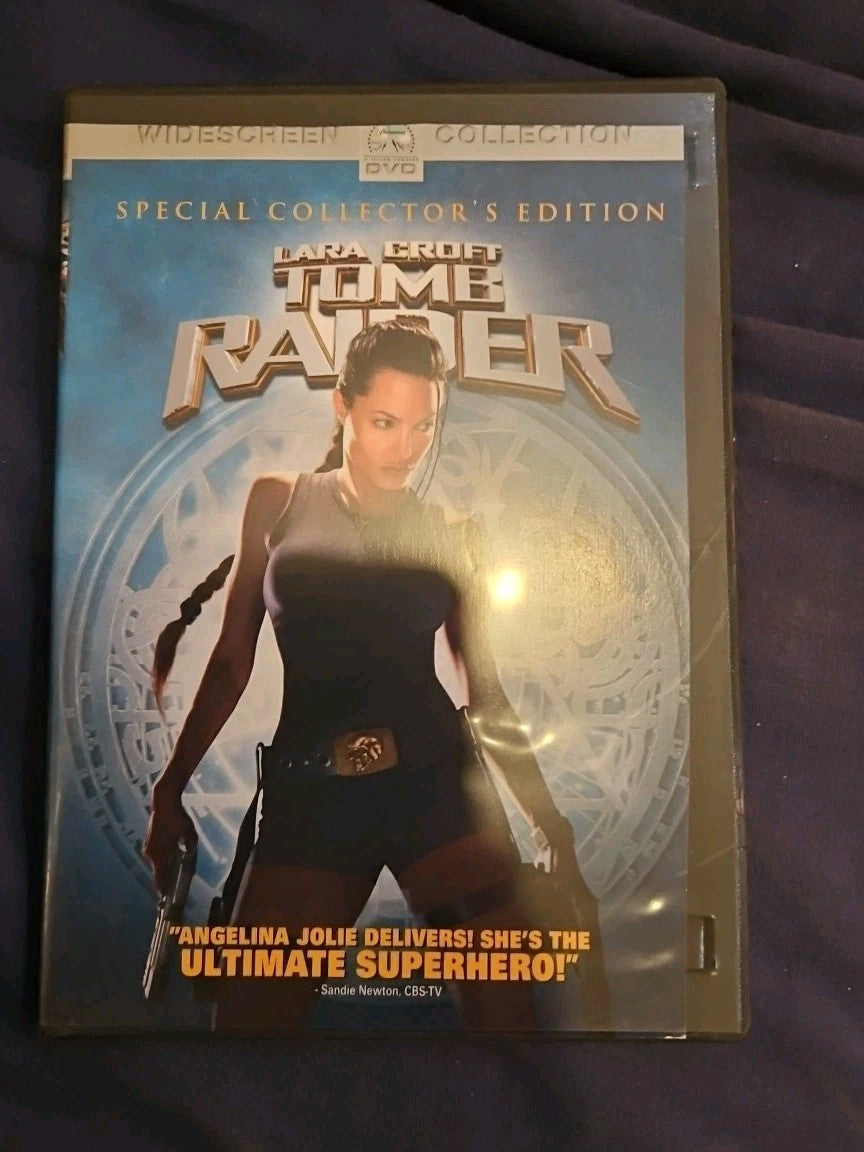 Tomb Raider (DVD) Slim Case. Cropped Sleeve