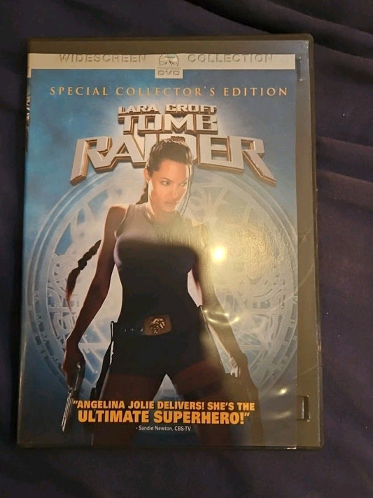 Tomb Raider (DVD) Slim Case. Cropped Sleeve