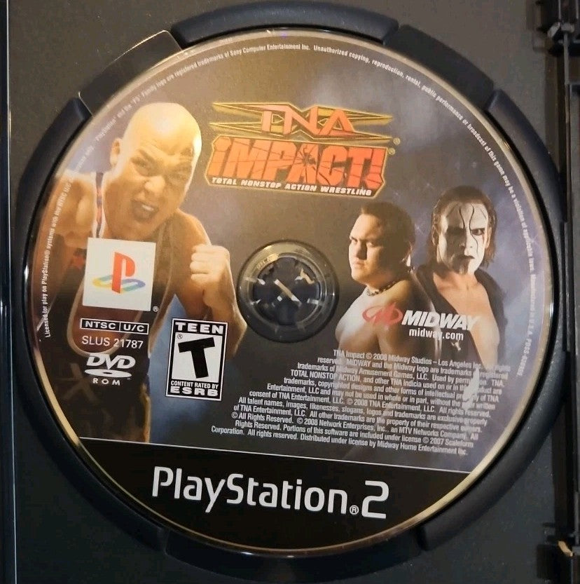 Tna Impact - Sony PlayStation 2. Tested. Original Case. No Manual