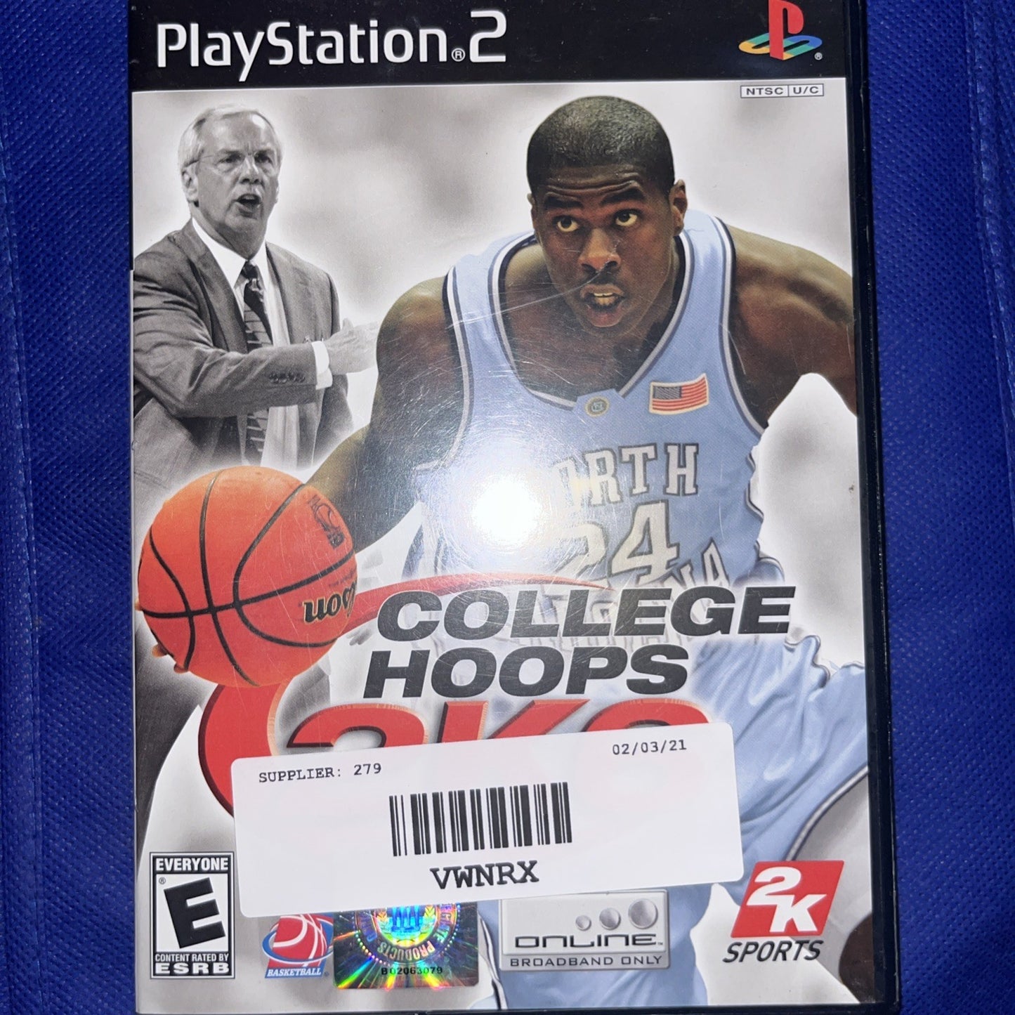 College Hoops 2K6 (PS2) Original Case + Manual + Tested Disc